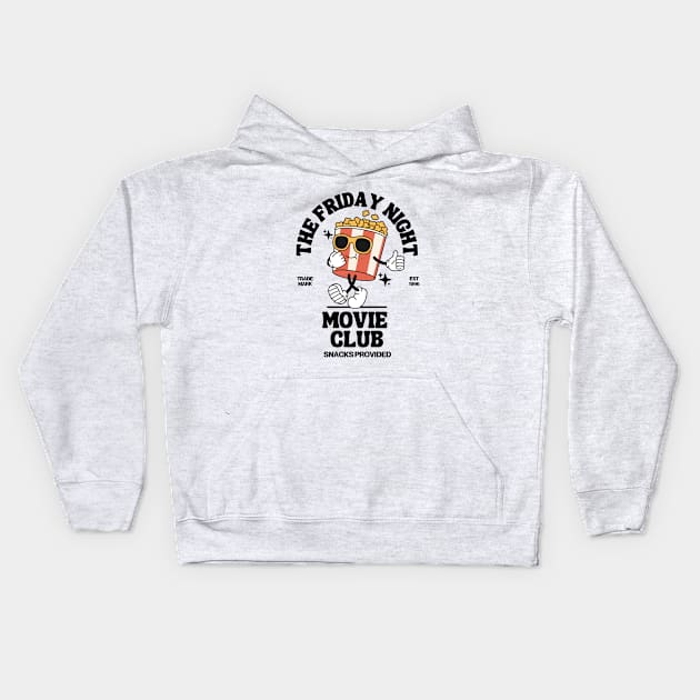 Friday Night Movie Club Kids Hoodie by Teessential